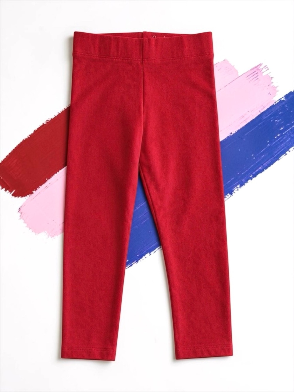 Mini Boden Girls Leggings 🍓 Red Size 4–5Y 110 cm Like New